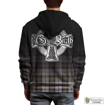 MacPherson Dress Ancient Tartan Hoodie Featuring Alba Gu Brath Family Crest Celtic Inspired