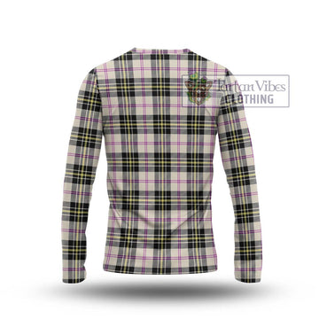 MacPherson Dress Ancient Tartan Long Sleeve T-Shirt with Family Crest DNA In Me Style