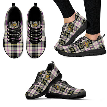 MacPherson Dress Ancient Tartan Sneakers with Family Crest