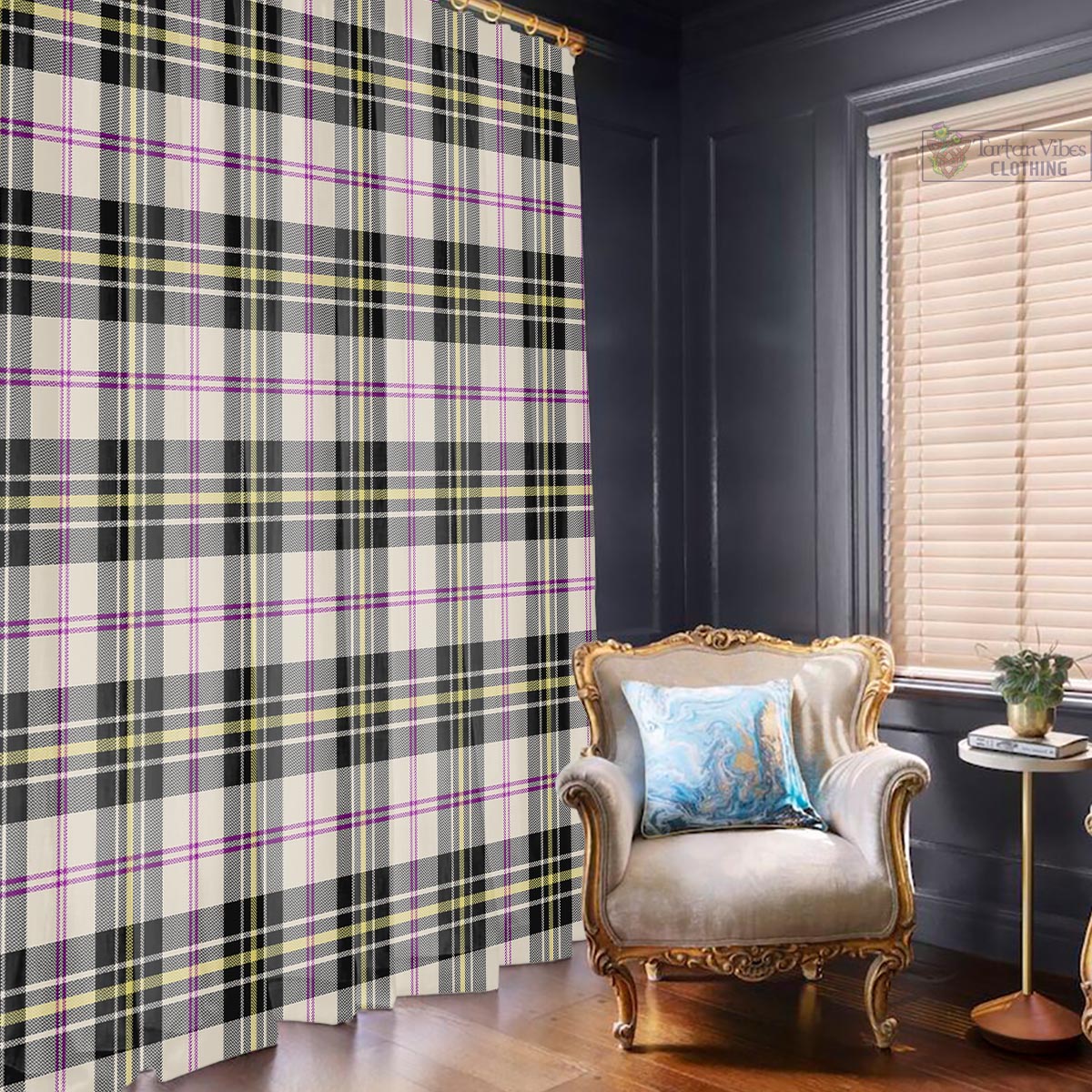 MacPherson Dress Ancient Tartan Window Curtain