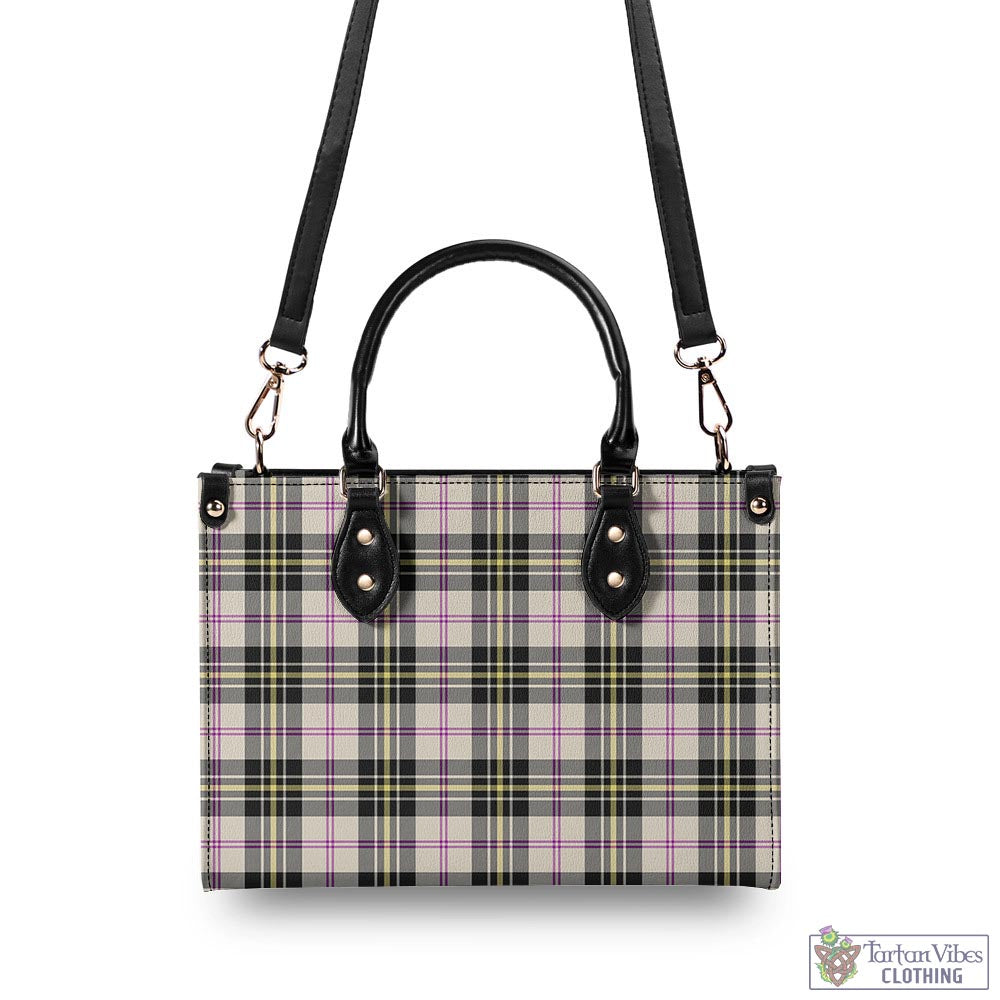 Tartan Vibes Clothing MacPherson Dress Ancient Tartan Luxury Leather Handbags