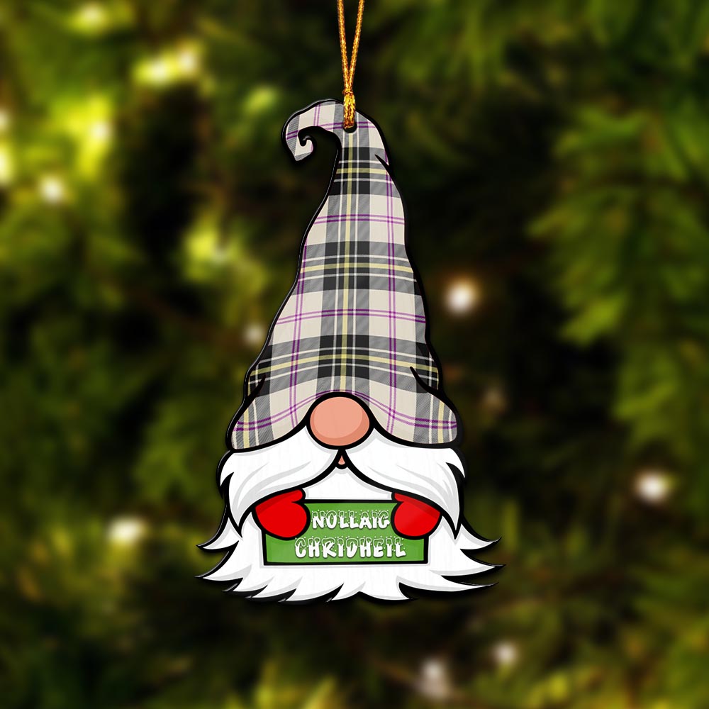 MacPherson Dress Ancient Gnome Christmas Ornament with His Tartan Christmas Hat - Tartanvibesclothing
