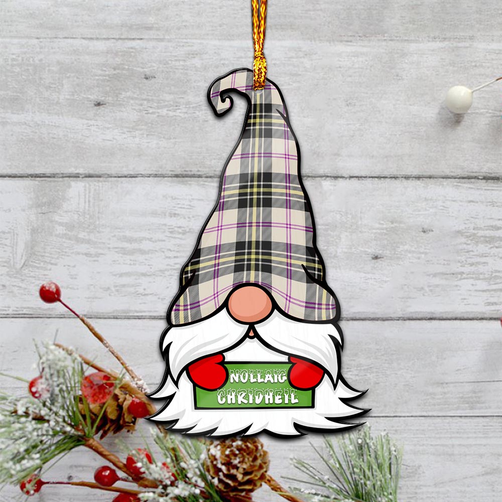 MacPherson Dress Ancient Gnome Christmas Ornament with His Tartan Christmas Hat - Tartanvibesclothing