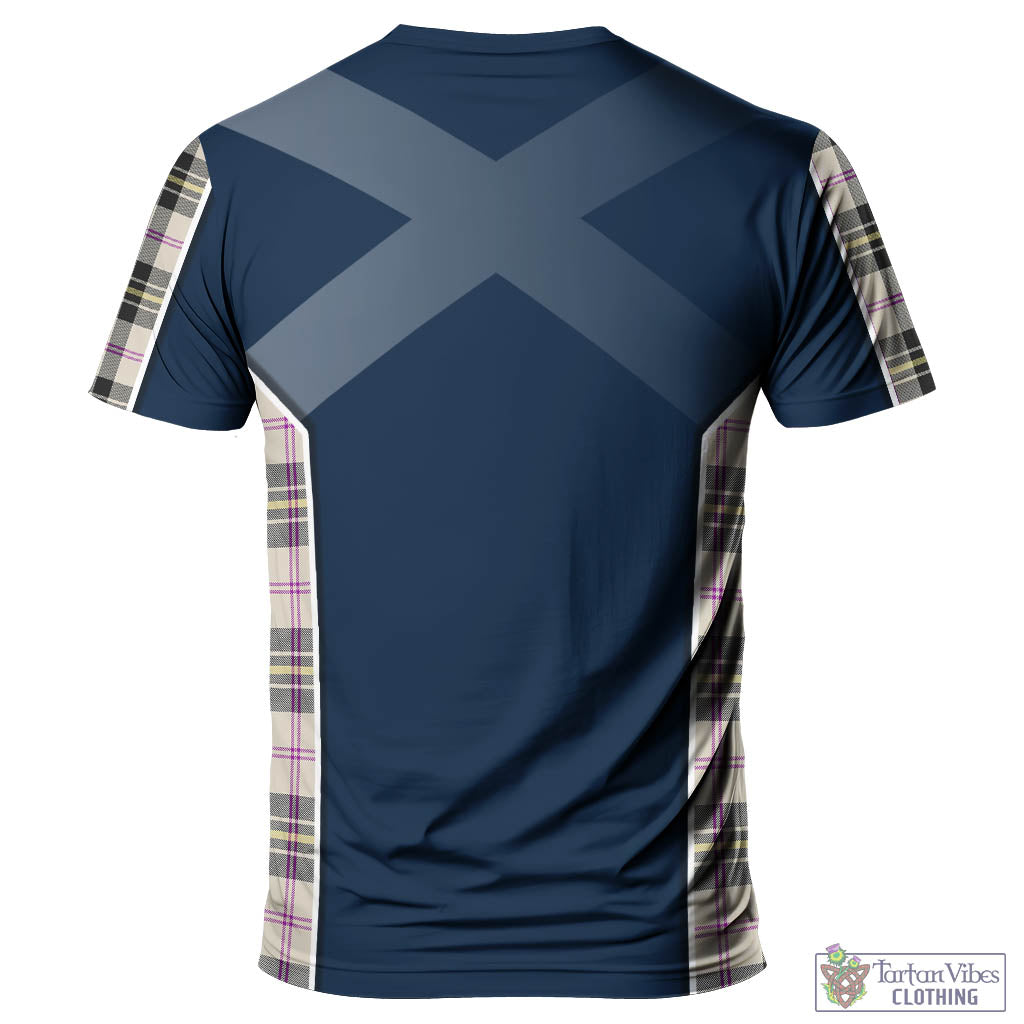 Tartan Vibes Clothing MacPherson Dress Ancient Tartan T-Shirt with Family Crest and Scottish Thistle Vibes Sport Style