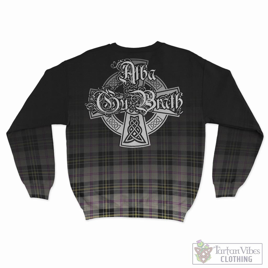 Tartan Vibes Clothing MacPherson Dress Ancient Tartan Sweatshirt Featuring Alba Gu Brath Family Crest Celtic Inspired