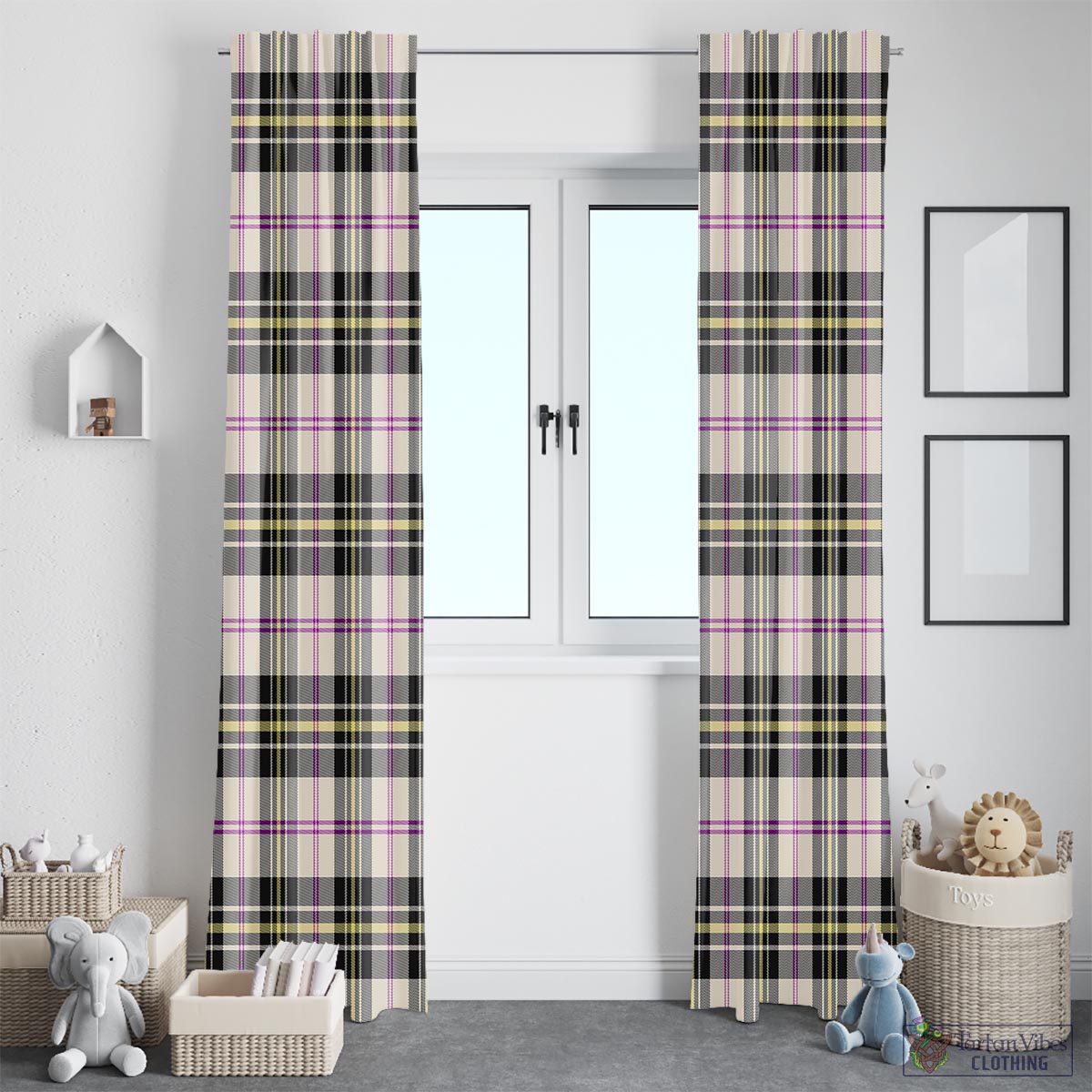 MacPherson Dress Ancient Tartan Window Curtain