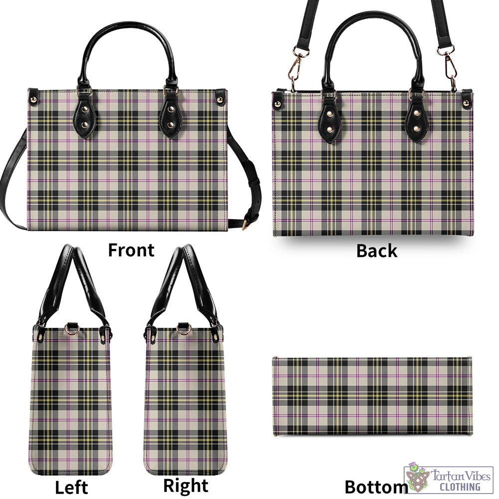 Tartan Vibes Clothing MacPherson Dress Ancient Tartan Luxury Leather Handbags