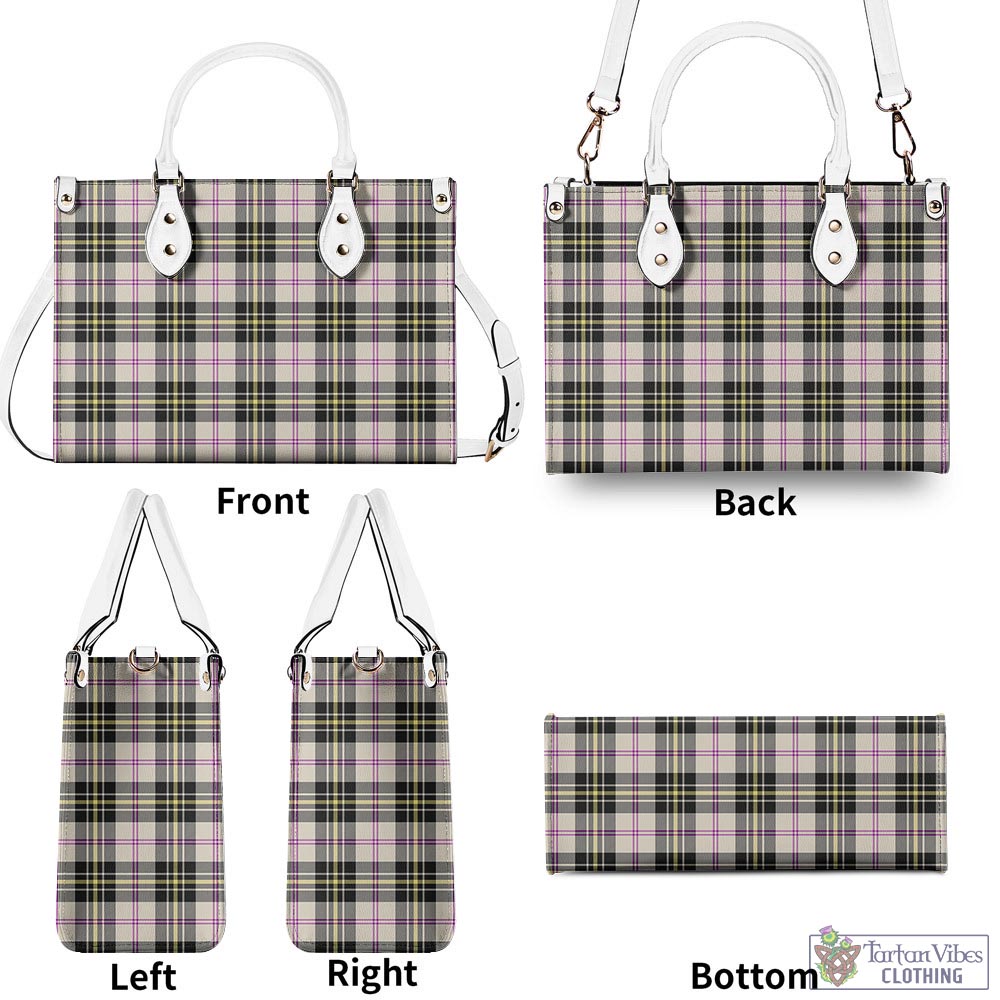 Tartan Vibes Clothing MacPherson Dress Ancient Tartan Luxury Leather Handbags