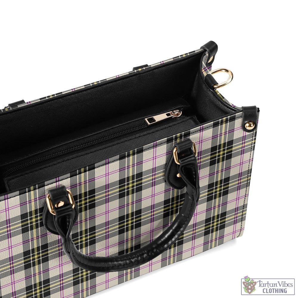 Tartan Vibes Clothing MacPherson Dress Ancient Tartan Luxury Leather Handbags