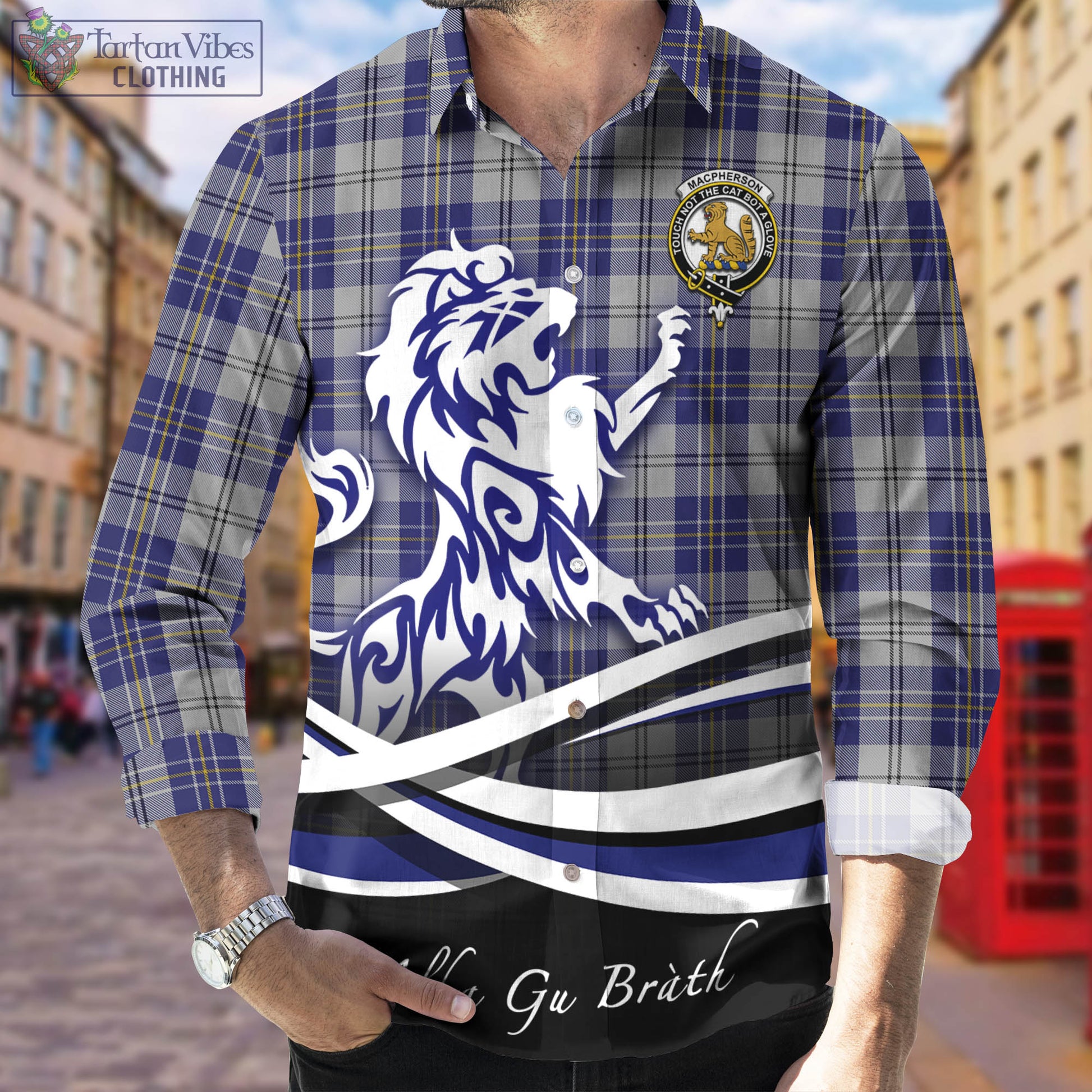 macpherson-dress-blue-tartan-long-sleeve-button-up-shirt-with-alba-gu-brath-regal-lion-emblem