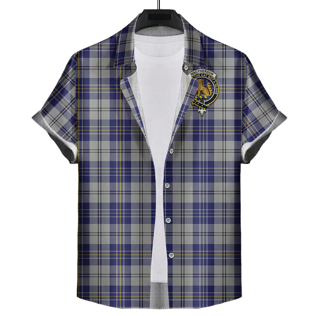 macpherson-dress-blue-tartan-short-sleeve-button-down-shirt-with-family-crest