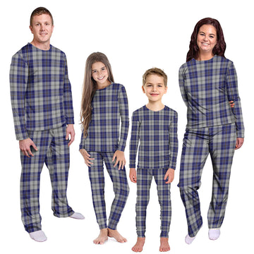 MacPherson Dress Blue Tartan Pajamas Family Set