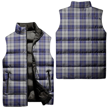 MacPherson Dress Blue Tartan Sleeveless Puffer Jacket