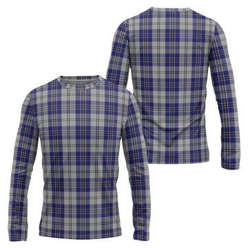 MacPherson Dress Blue Tartan Long Sleeve T-Shirt