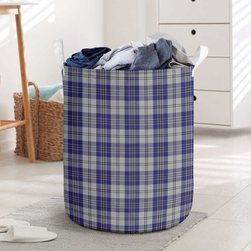 MacPherson Dress Blue Tartan Laundry Basket