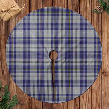 MacPherson Dress Blue Tartan Christmas Tree Skirt