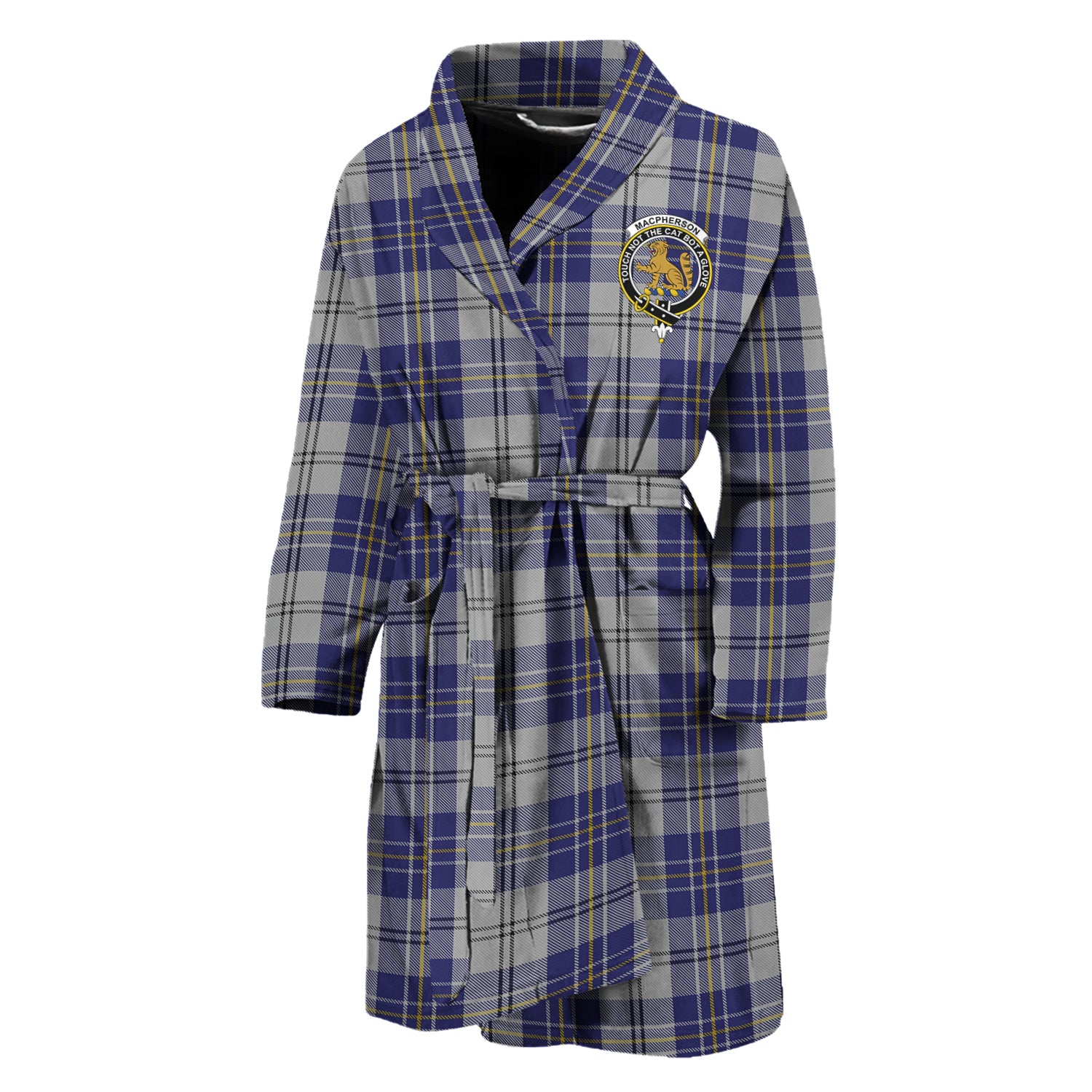 macpherson-dress-blue-tartan-bathrobe-with-family-crest