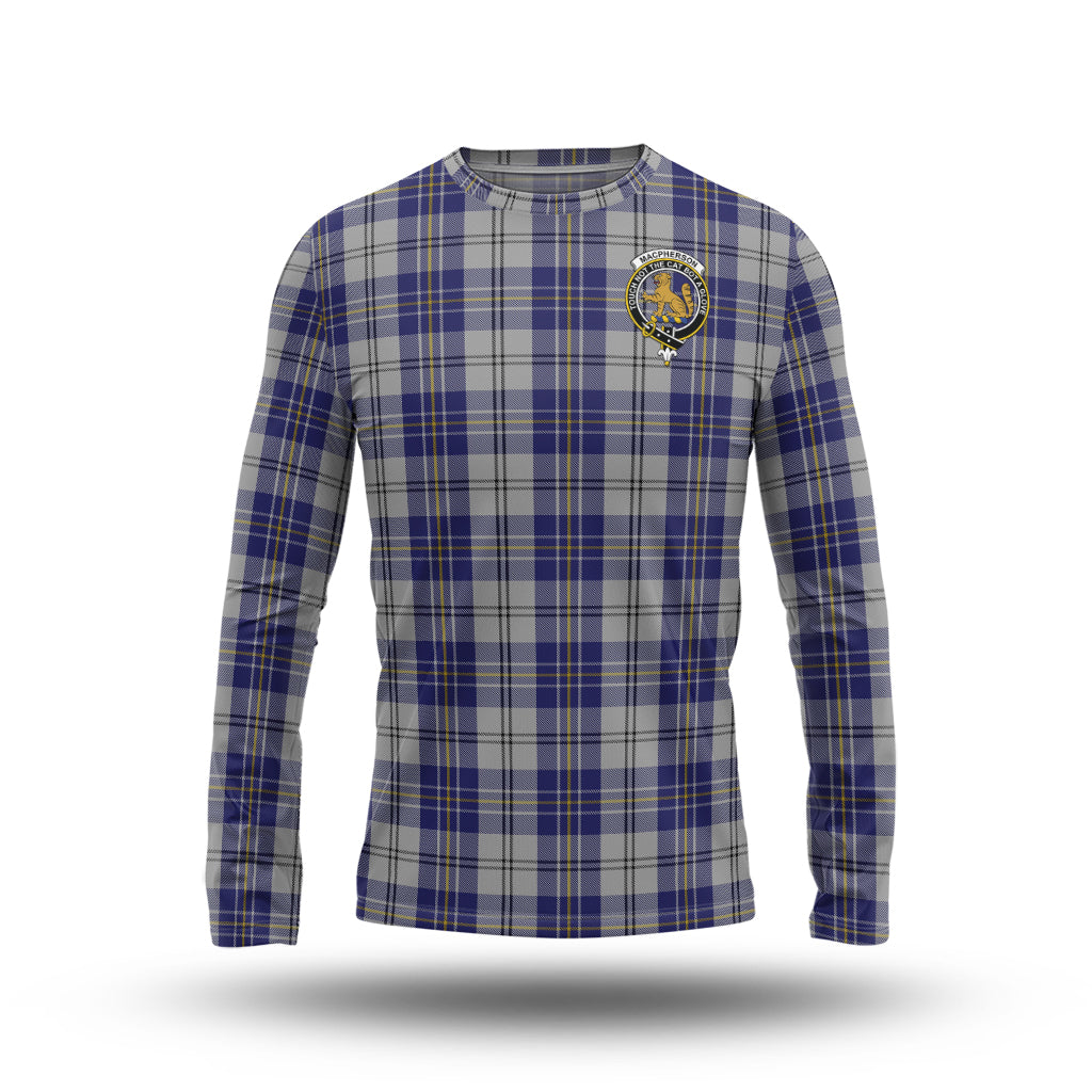 macpherson-dress-blue-tartan-long-sleeve-t-shirt-with-family-crest