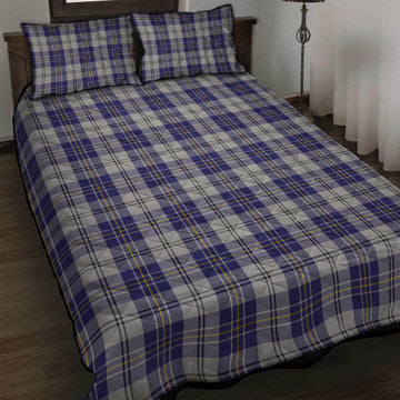 MacPherson Dress Blue Tartan Quilt Bed Set