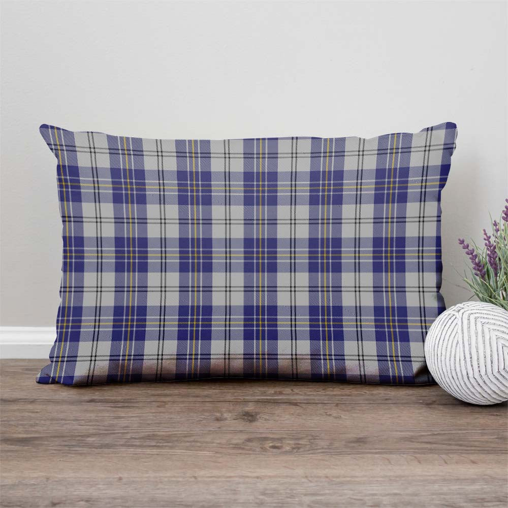 MacPherson Dress Blue Tartan Pillow Cover Rectangle Pillow Cover - Tartanvibesclothing