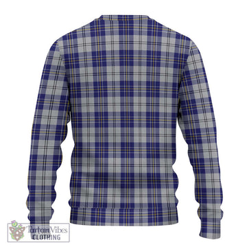 MacPherson Dress Blue Tartan Ugly Sweater with Family Crest DNA In Me Style