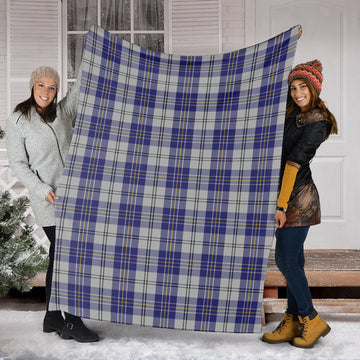 MacPherson Dress Blue Tartan Blanket