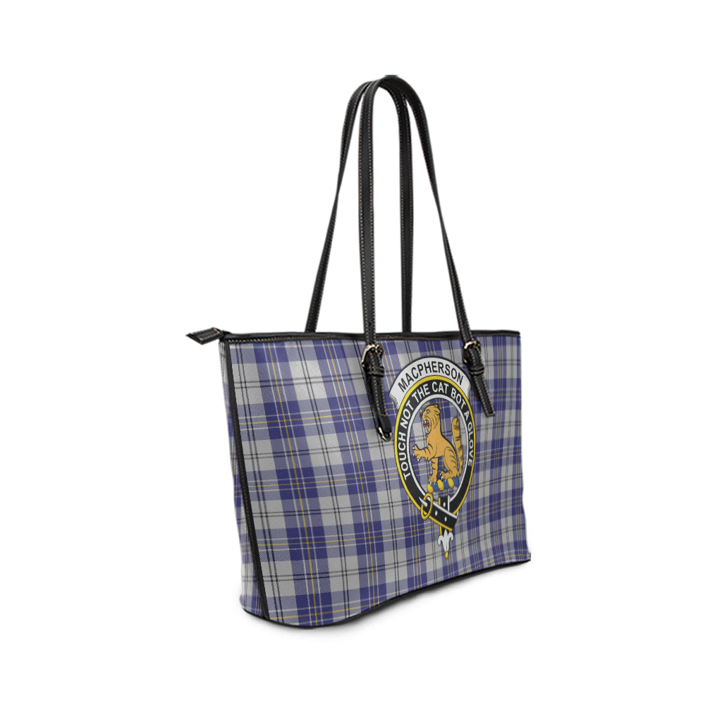 macpherson-dress-blue-tartan-leather-tote-bag-with-family-crest