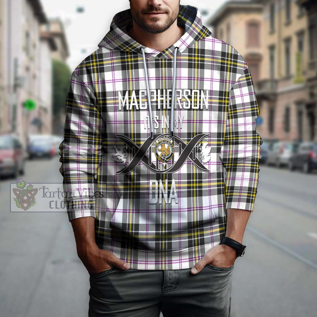 MacPherson Dress Modern Tartan Hoodie with Family Crest DNA In Me Style Pullover Hoodie - Tartanvibesclothing Shop