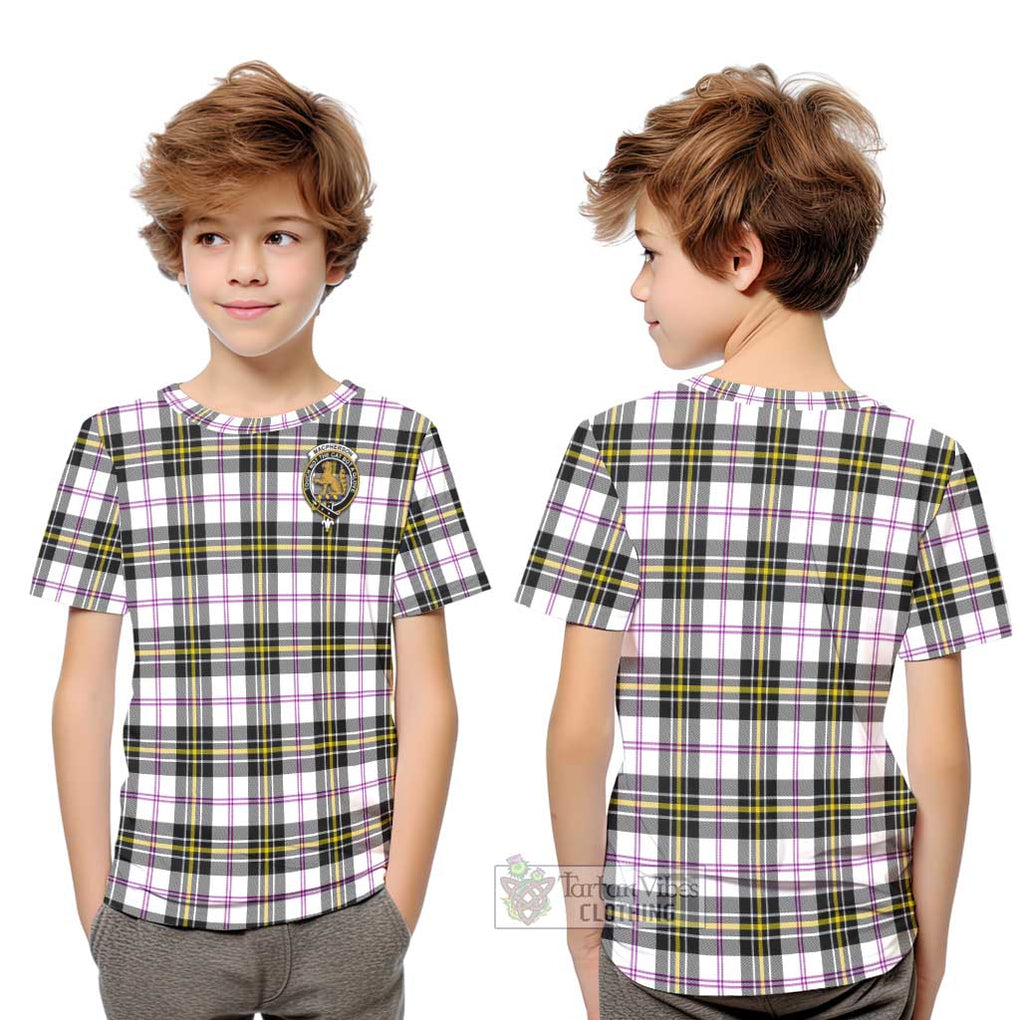 MacPherson Dress Modern Tartan Kid T-Shirt with Family Crest Youth XL Size14 - Tartanvibesclothing Shop