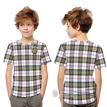 MacPherson Dress Modern Tartan Kid T-Shirt with Family Crest