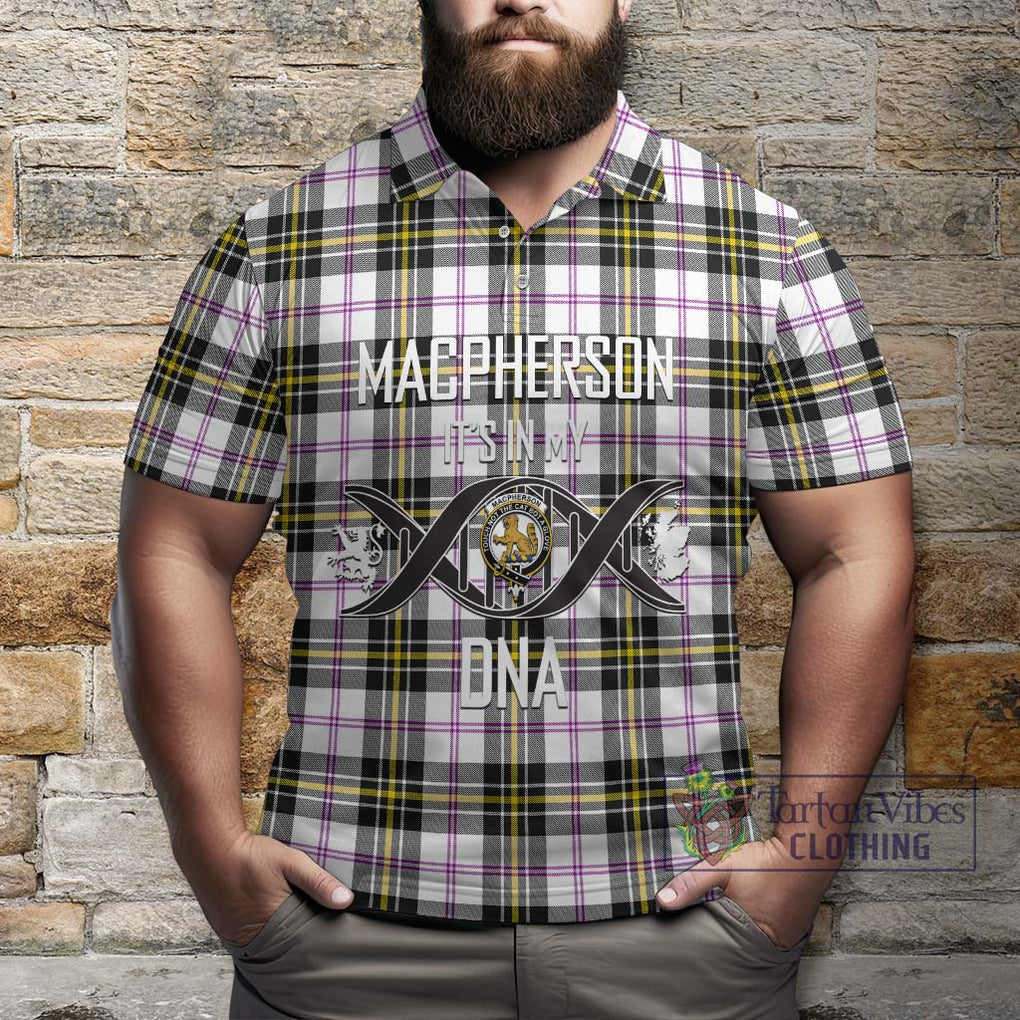 MacPherson Dress Modern Tartan Polo Shirt with Family Crest DNA In Me Style Kid - Tartanvibesclothing Shop