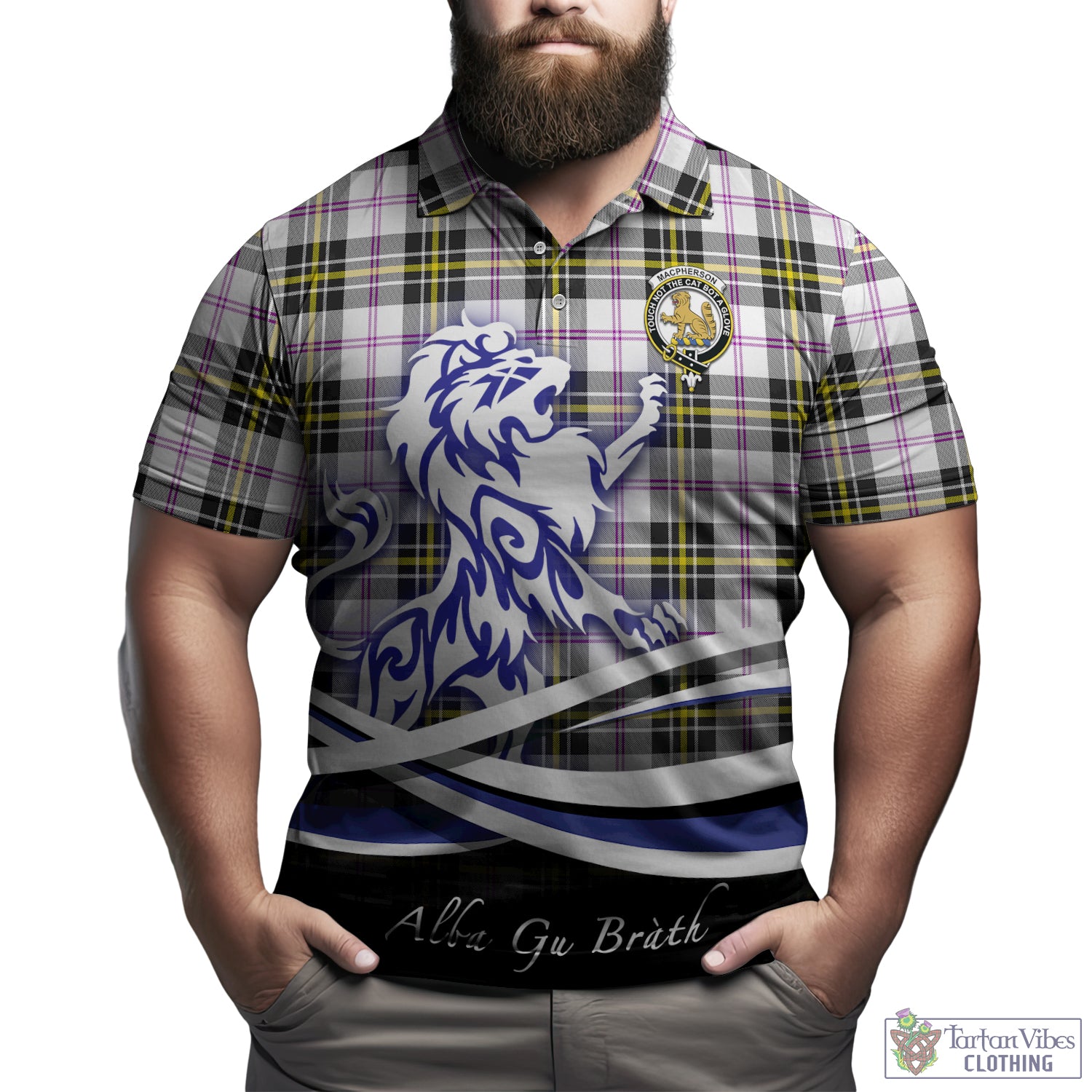 macpherson-dress-modern-tartan-polo-shirt-with-alba-gu-brath-regal-lion-emblem