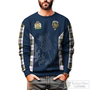 MacPherson Dress Modern Tartan Sweatshirt with Family Crest and Scottish Thistle Vibes Sport Style