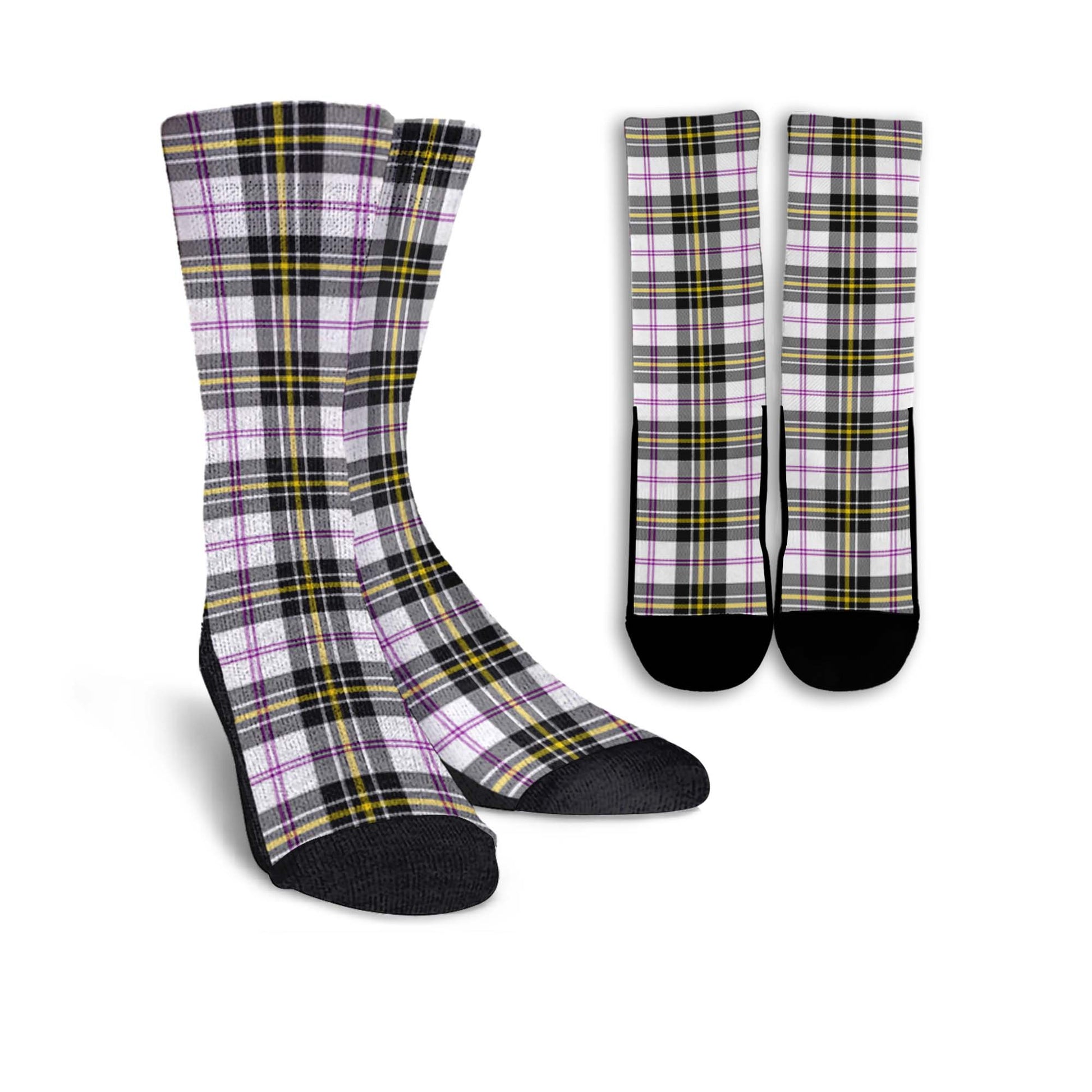 MacPherson Dress Modern Tartan Crew Socks - Tartanvibesclothing