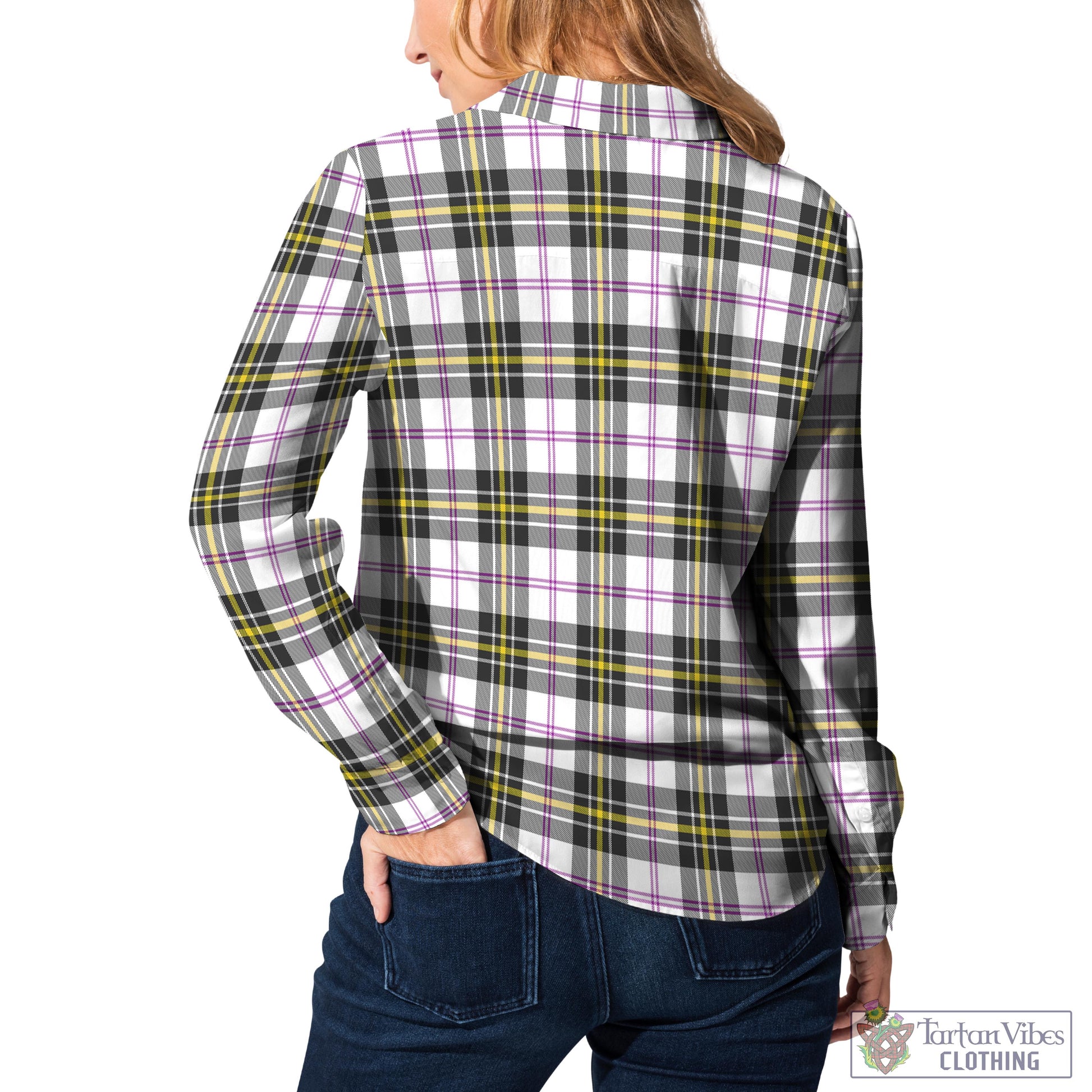 MacPherson Dress Modern Tartan Womens Casual Shirt