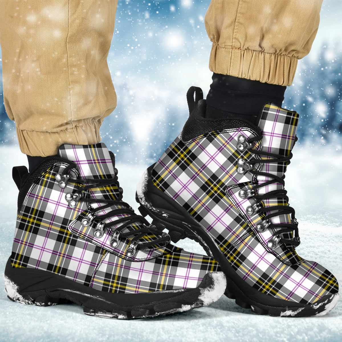 MacPherson Dress Modern Tartan Alpine Boots - Tartanvibesclothing