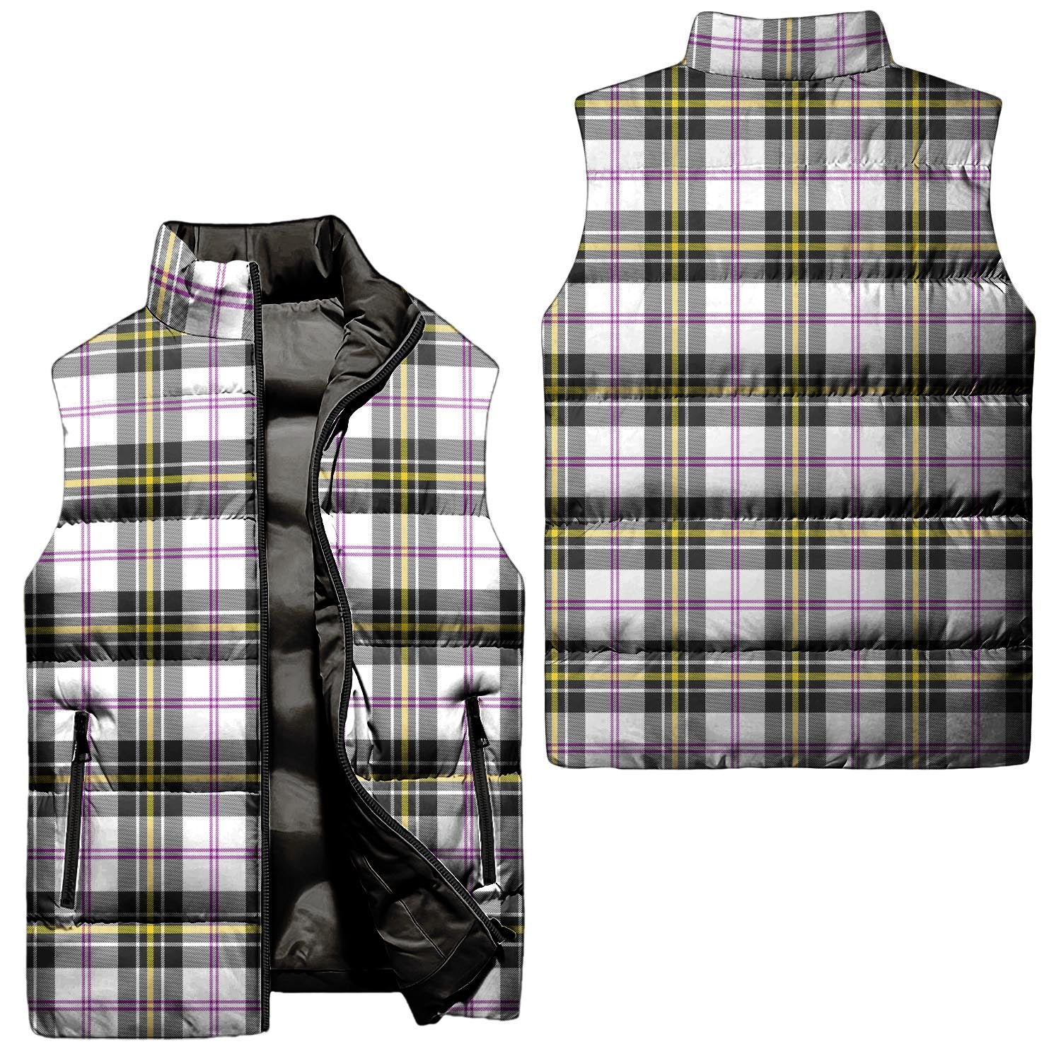 MacPherson Dress Modern Tartan Sleeveless Puffer Jacket Unisex - Tartanvibesclothing