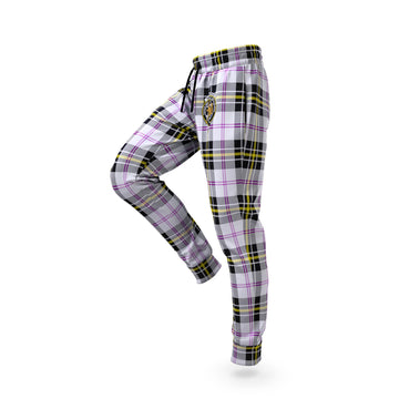 MacPherson Dress Modern Tartan Joggers Pants with Family Crest