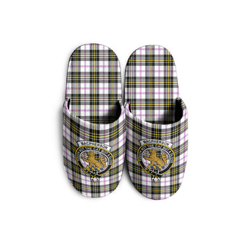 MacPherson Dress Modern Tartan Home Slippers with Family Crest