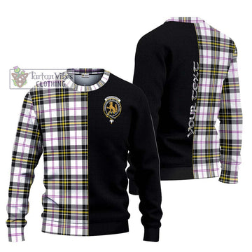 MacPherson Dress Modern Tartan Ugly Sweater with Family Crest and Half Of Me Style