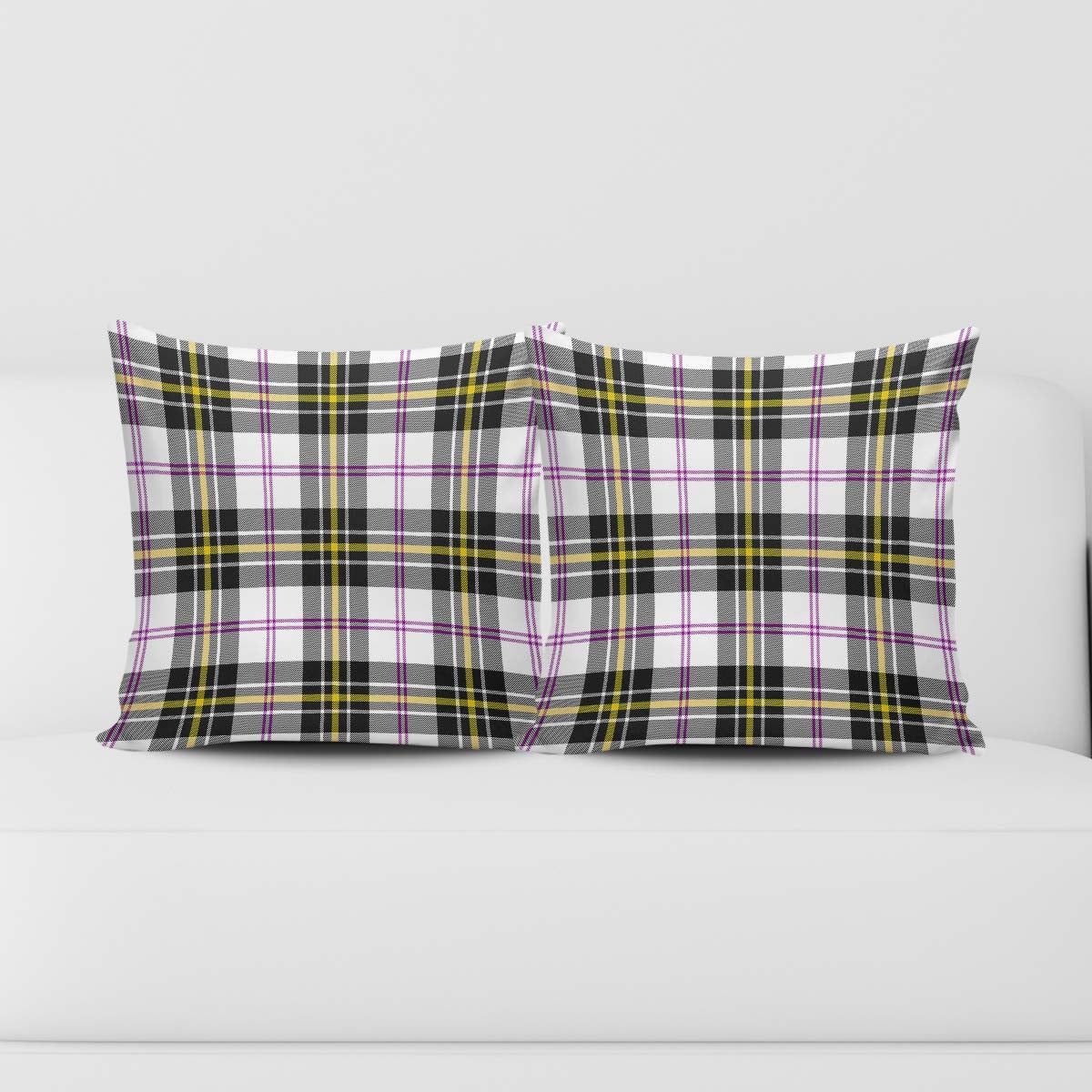 MacPherson Dress Modern Tartan Pillow Cover Square Pillow Cover - Tartanvibesclothing