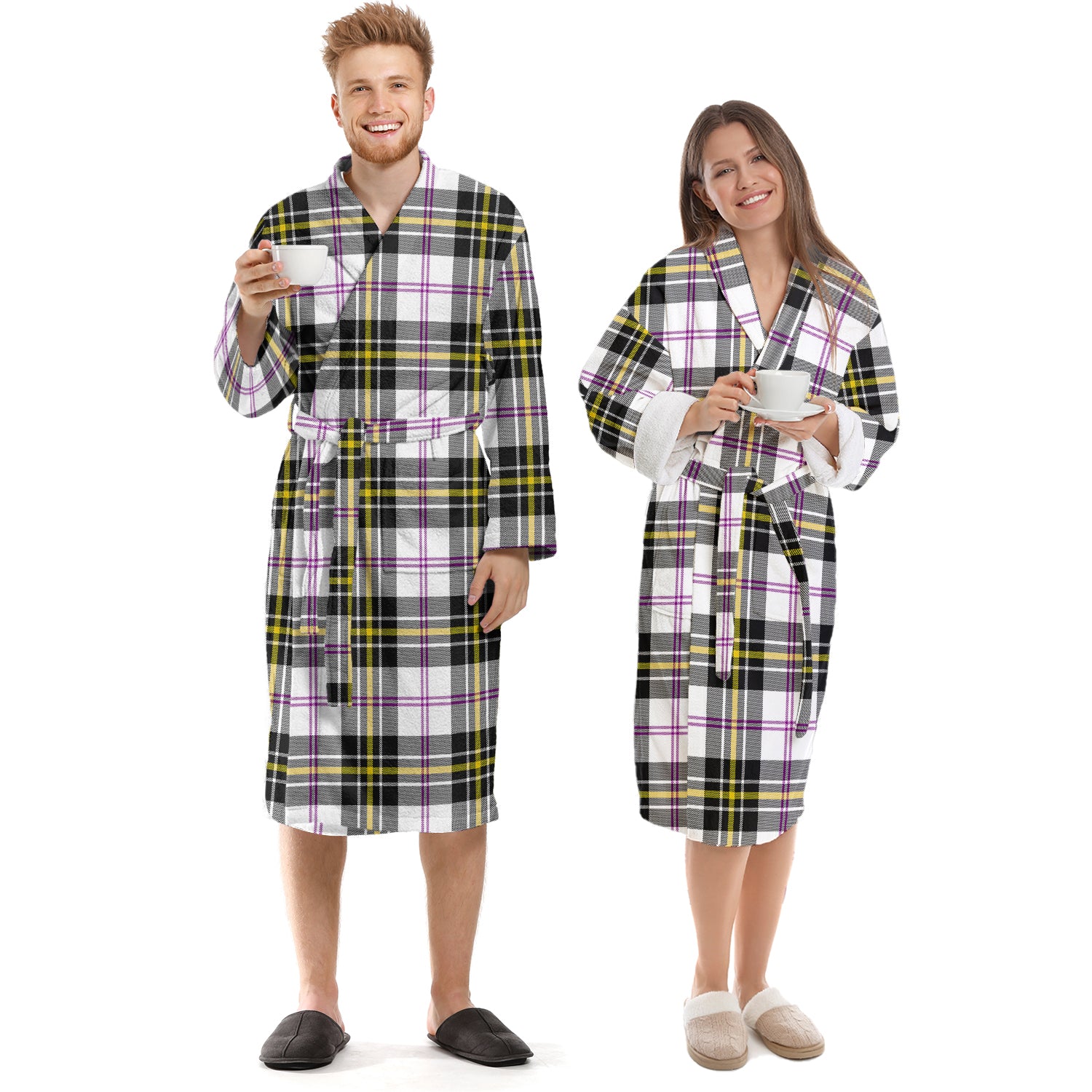 MacPherson Dress Modern Tartan Bathrobe Unisex S - Tartan Vibes Clothing