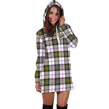 MacPherson Dress Modern Tartan Hoodie Dress with Family Crest