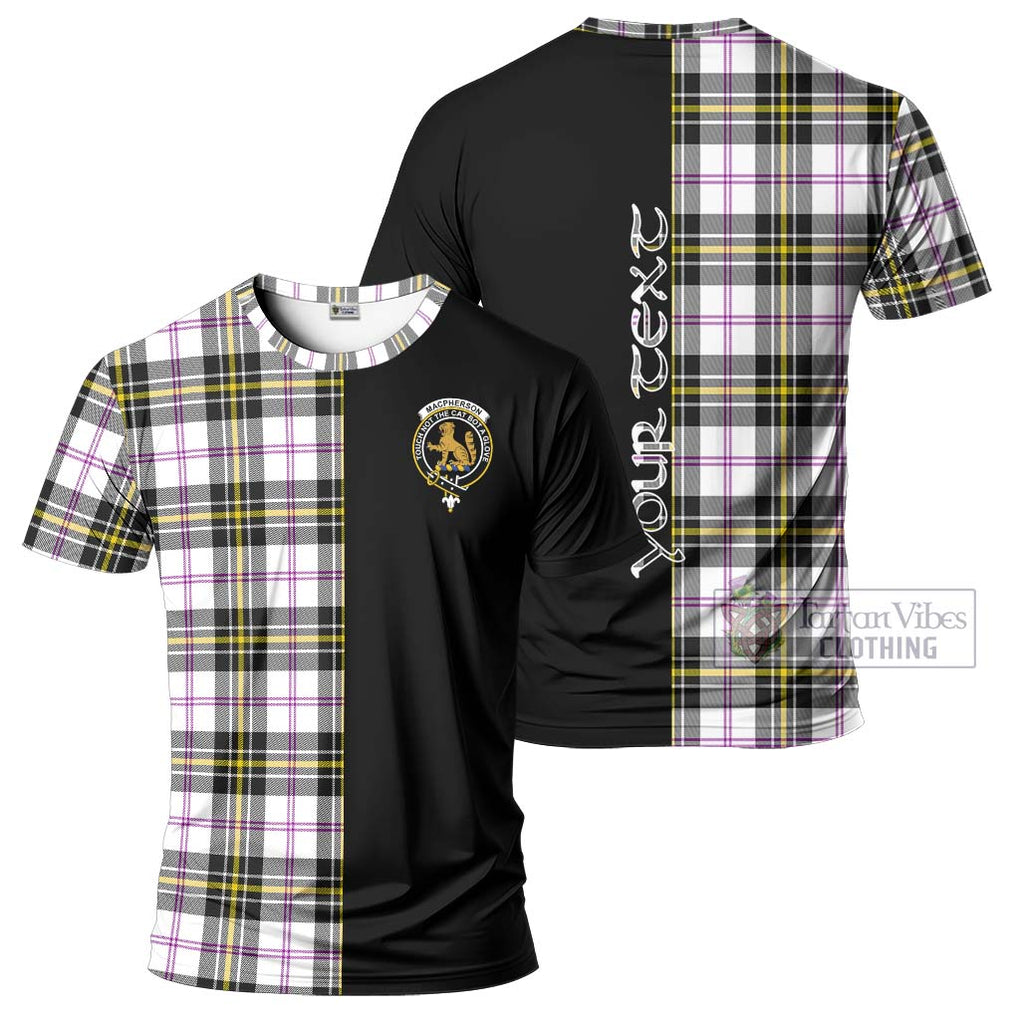 MacPherson Dress Modern Tartan T-Shirt with Family Crest and Half Of Me Style Kid's Shirt - Tartanvibesclothing Shop