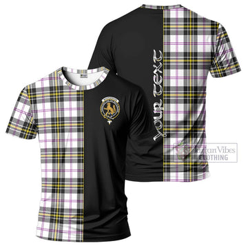 MacPherson Dress Modern Tartan T-Shirt with Family Crest and Half Of Me Style