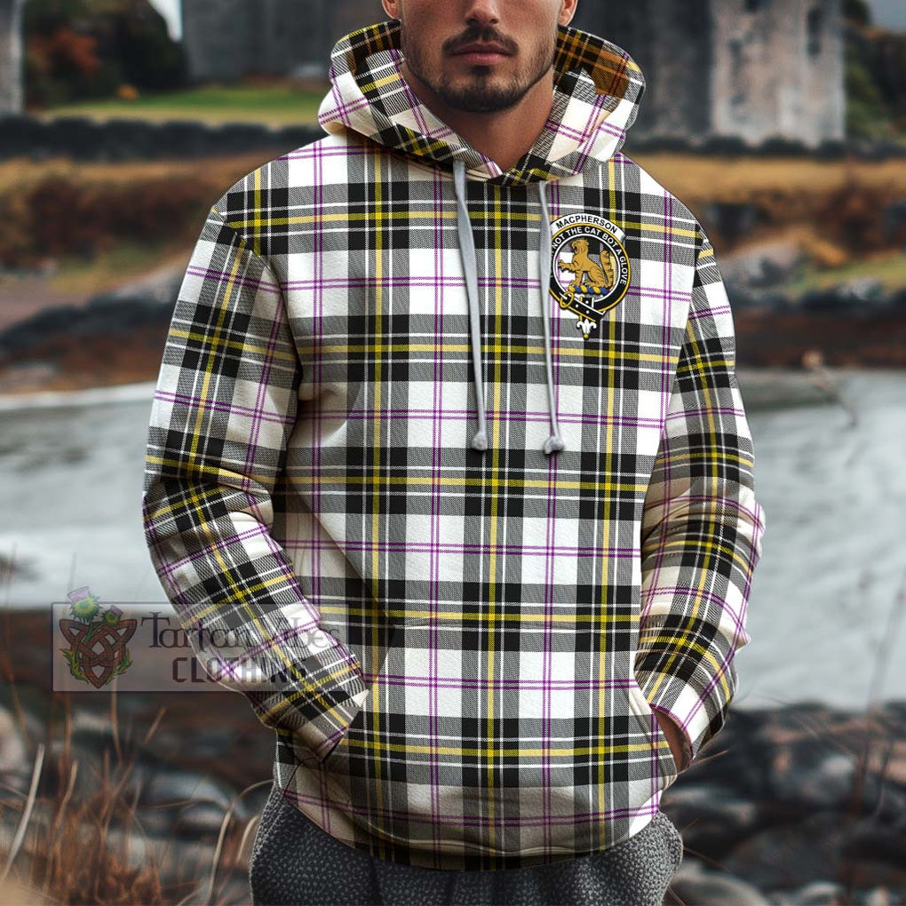 MacPherson Dress Modern Tartan Cotton Hoodie with Family Crest Pullover Hoodie XS - Tartan Vibes Clothing