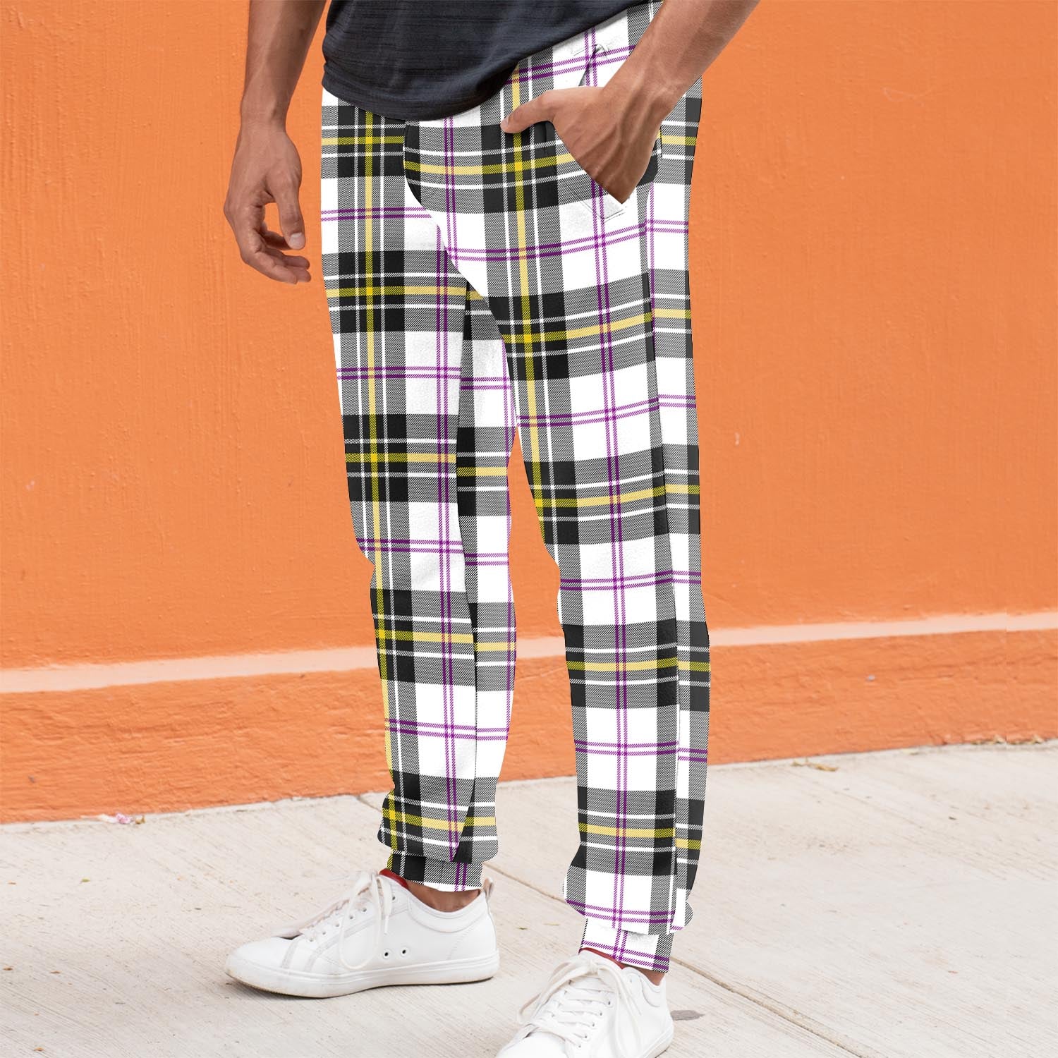 MacPherson Dress Modern Tartan Joggers Pants S - Tartan Vibes Clothing