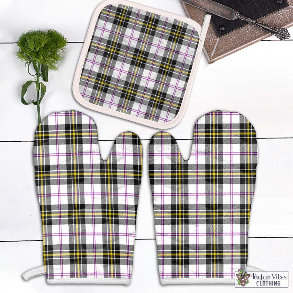 MacPherson Dress Modern Tartan Combo Oven Mitt & Pot-Holder Combo 1 Oven Mitt & 1 Pot-Holder White - Tartan Vibes Clothing