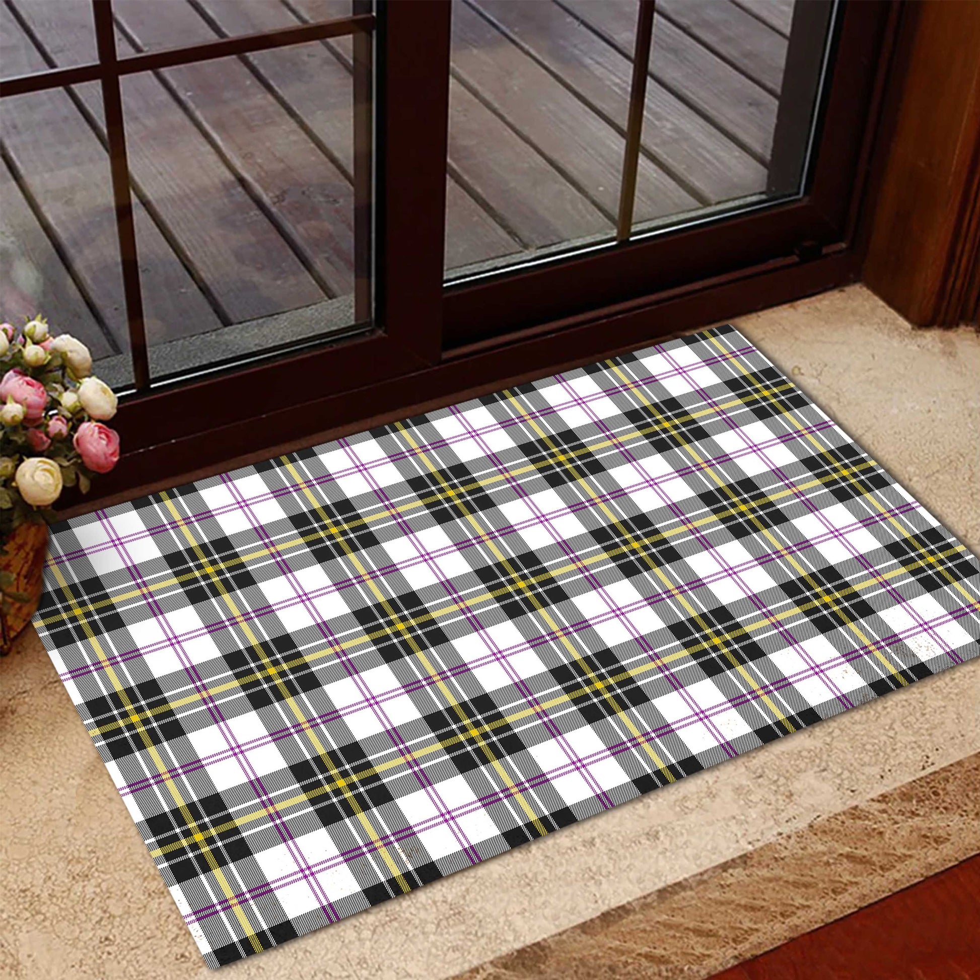 MacPherson Dress Modern Tartan Door Mat - Tartanvibesclothing