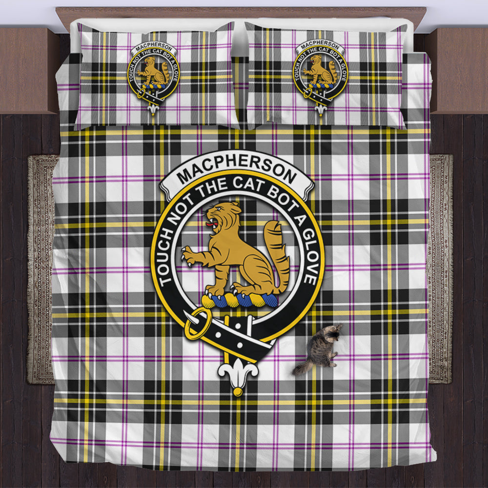 MacPherson Dress Modern Tartan Bedding Set with Family Crest US Bedding Set - Tartan Vibes Clothing